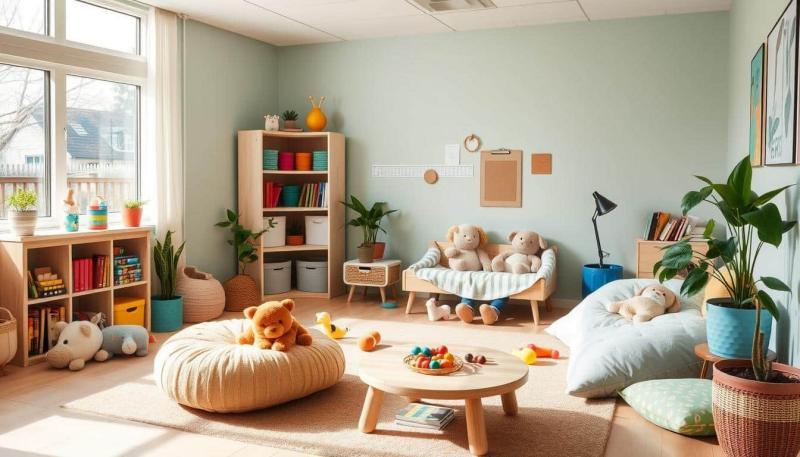 unterstützende Umgebung zu sehen ist das Beitragsbild 3 zum Beitrag mit dem Thema: Wie man Kinder bei der Genesung nach einer Krankheit unterstützt bzw. Kinder Genesung nach Krankheit unterstützen